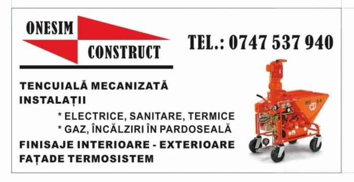Execut instalatii electrice, sanitare, incalzire